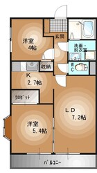 ヴァルトベルクⅡの物件間取画像